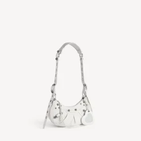 Le Cagole skulderveske for kvinner, XS, i hvitt