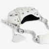 Le Cagole skulderveske for kvinner, XS, i hvitt