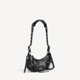 Le Cagole skulderveske for kvinner, XS, i svart