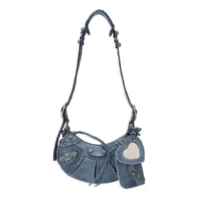 Le Cagole Xs Denim-skulderveske «Blue» 6713092109U4715