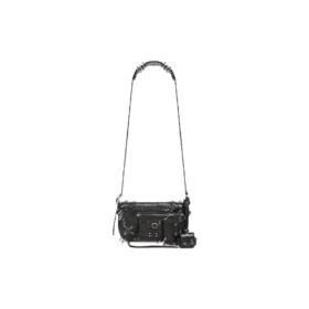 Le Cagole Xs Flap Bag med piercinger «Black» 7190822AAE31000