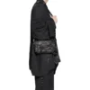 Le Cagole Xs Flap Bag med piercinger «Black» 7190822AAE31000