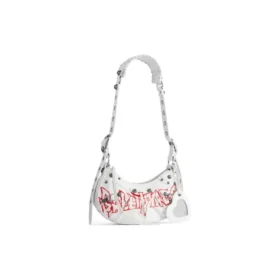 Le Cagole Xs skulderveske DIY Metal «White» 6713092AAXE9066