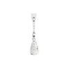 Le Cagole Xs skulderveske DIY Metal «White» 6713092AAXE9066