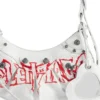 Le Cagole Xs skulderveske DIY Metal «White» 6713092AAXE9066