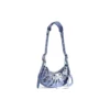 Le Cagole XS skulderveske, metallisert «Purple» 6713090GT3Y5214
