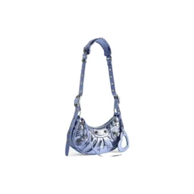 Le Cagole XS skulderveske, metallisert «Purple» 6713090GT3Y5214