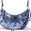 Le Cagole XS skulderveske, metallisert «Purple» 6713090GT3Y5214