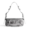 Le Cagole Xs-skulderveske, metallisert «Silver» 7716700GT3Y8103