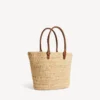 Le City Basket Medium for kvinner i natur/kamel