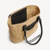 Le City Basket Medium for kvinner i natur/svart