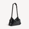 Le City-crossbodyveske for menn med flere lommer, medium, i svart