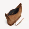 Le City hobo-veske for kvinner, liten, i kamelfarge