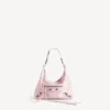 Le City hobo-veske for kvinner, liten, i petalrosa