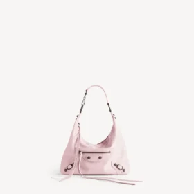 Le City hobo-veske for kvinner, liten, i petalrosa