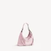 Le City hobo-veske for kvinner, liten, i petalrosa