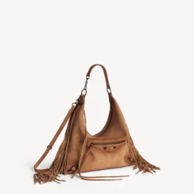Le City hobo-veske for kvinner, medium, i kamelfarge