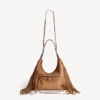 Le City hobo-veske for kvinner, medium, i kamelfarge