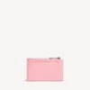 Le City lang mynt- og kortholder for kvinner i vintage rosa