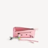 Le City lang mynt- og kortholder for kvinner i vintage rosa