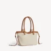 Le City strandveske for kvinner, liten, i beige/kamel