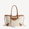Le City strandveske for kvinner, medium, i beige/kamel