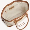 Le City strandveske for kvinner, medium, i beige/kamel