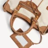 Le City-veske for kvinner, liten, i beige/kamel