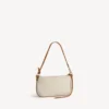 Le City-veske for kvinner med stropp i beige/kamel