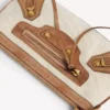 Le City-veske for kvinner med stropp i beige/kamel