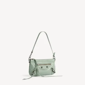 Le City-veske for kvinner med stropp i Heritage Green
