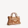 Le City-veske for kvinner, medium, i kamelfarge
