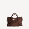 Le City-veske for kvinner, medium, i lys espresso