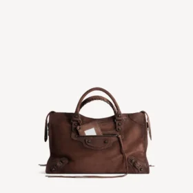 Le City-veske for kvinner, medium, i lys espresso