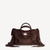 Le City-veske for kvinner, medium, i lys espresso