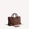 Le City-veske for kvinner, medium, i lys espresso