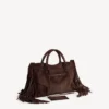 Le City-veske for kvinner, medium, i lys espresso