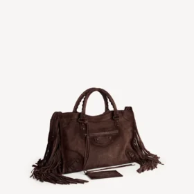 Le City-veske for kvinner, medium, i lys espresso