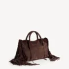 Le City-veske for kvinner, medium, i lys espresso