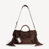Le City-veske for kvinner, medium, i lys espresso