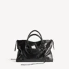 Le City-veske for kvinner, medium, i svart
