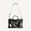 Le City-veske for kvinner, medium, i svart