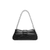 Lindsay liten skulderveske med krokodillepreg «Black» 701141210C91000