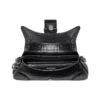 Lindsay liten skulderveske med krokodillepreg «Black» 701141210C91000