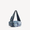 Liten Superbusy-slingbag for menn i blått