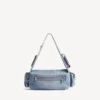 Liten Superbusy-slingbag for menn i blått