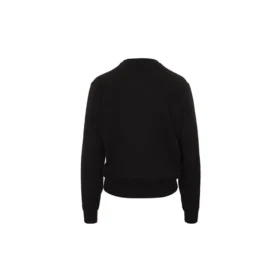 Logo-genser med rund hals, svart 595106T15511073
