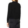 Logo-genser med rund hals, svart 595106T15511073