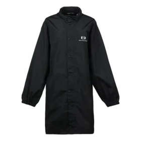 Logo Intarsia-regnjakke «Black» 681449TLO061000