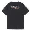 Logo, løs passform, korte ermer, unisex, svart 556150TAV441000